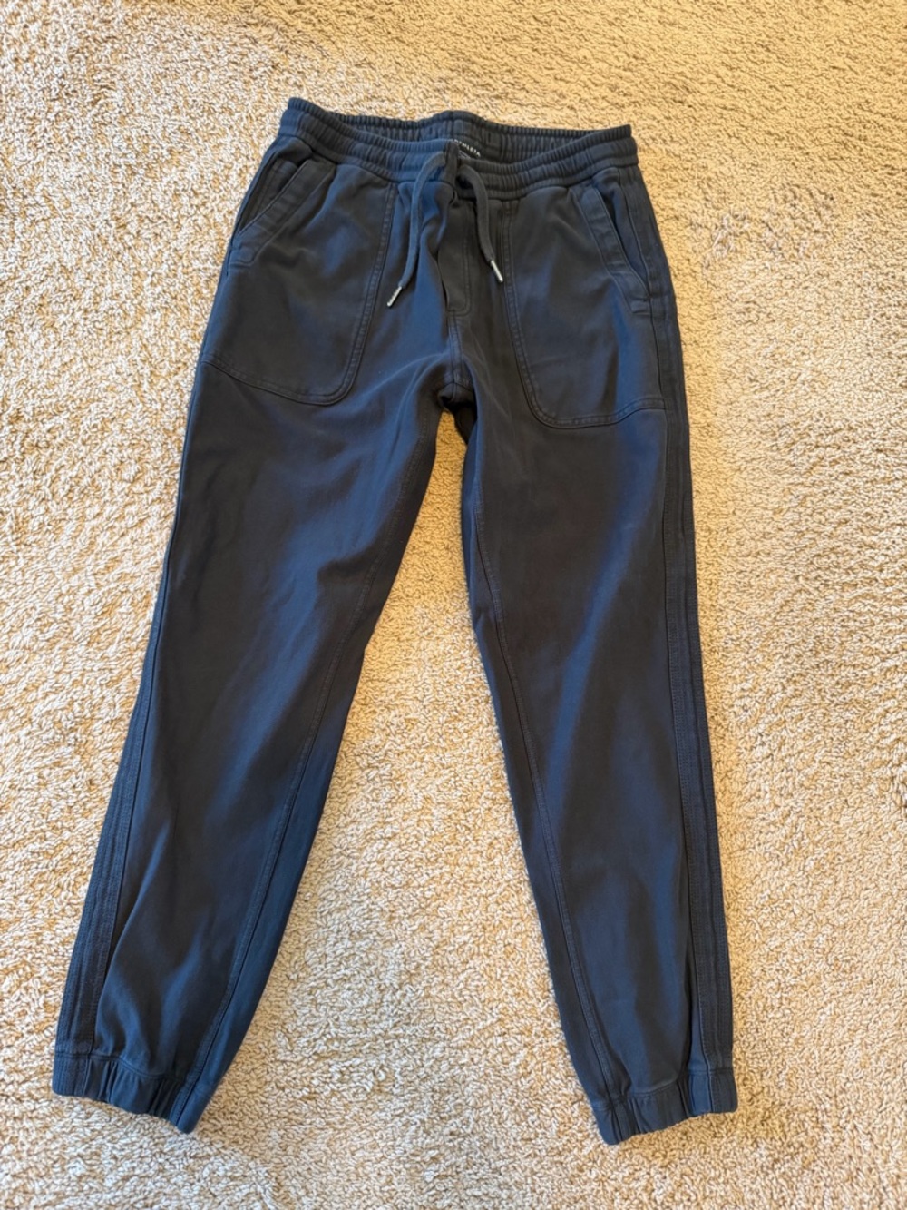 Athleta Black Elastic Waist Jogger Pants